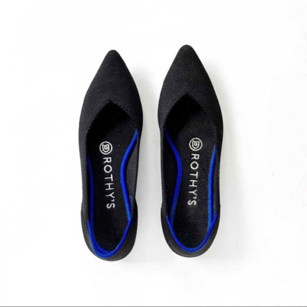 Rothy's The Point Flats in Black Size 8.5